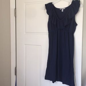 Navy blue summer dress